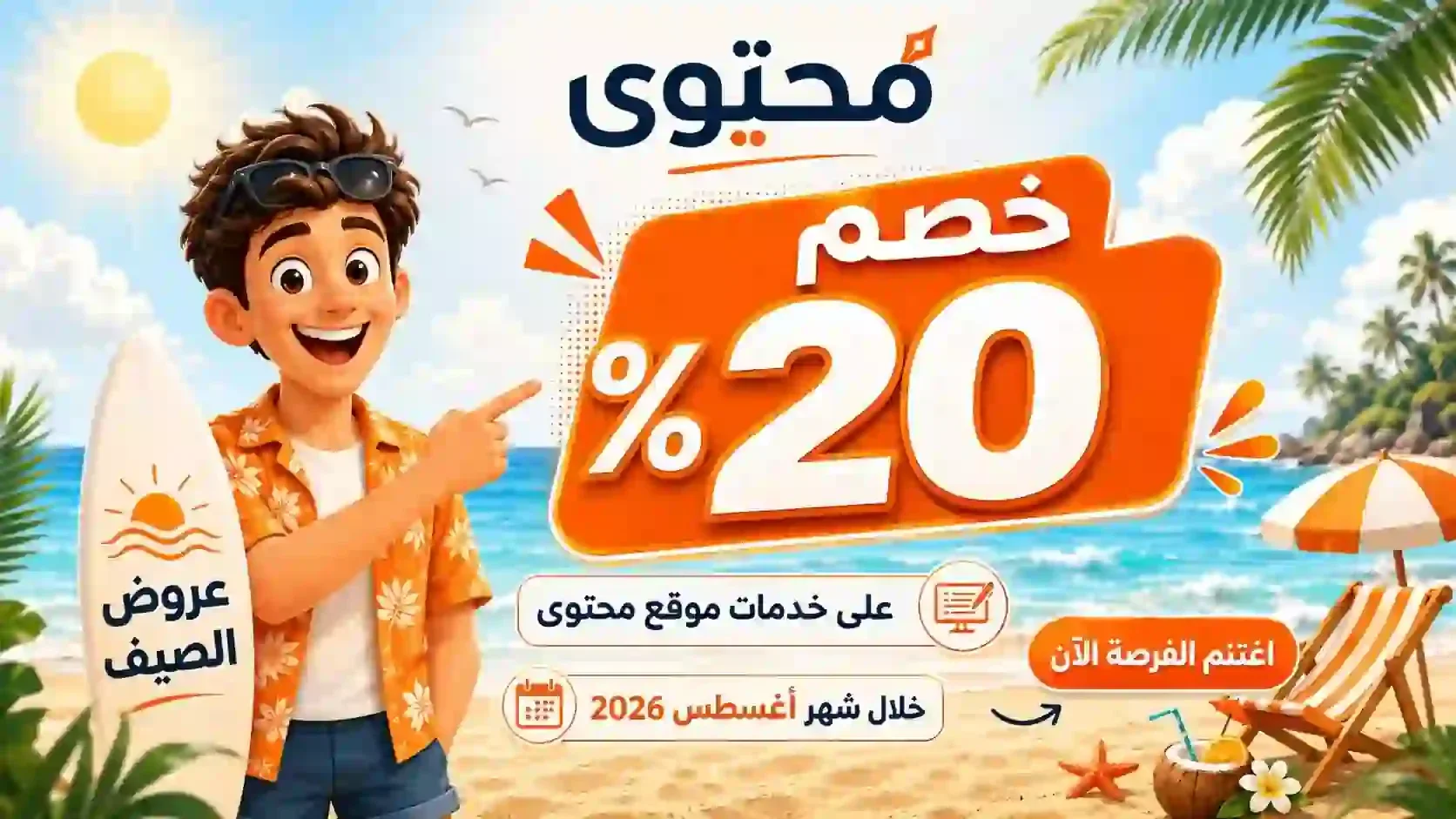 عرض اغسطس 2026 – خصم 20 %